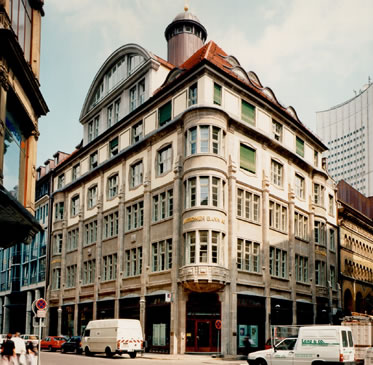 Geschäftshaus Leipzig Eckansicht